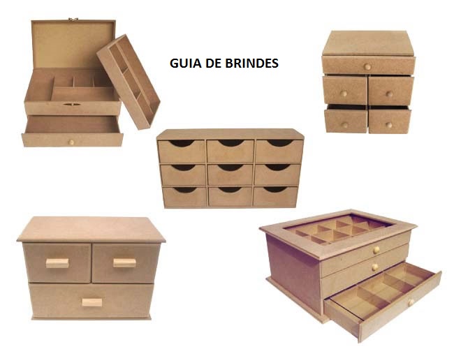 02 - BAS E CMODAS - GAVETAS EM MDF