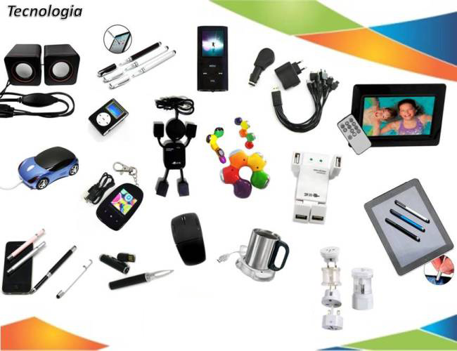 07 - TECNOLOGIA - MP3 PLAYER - MP4 - ADAPTADOR UNIVERSAL - MOUSE SEM FIO - HUB - USB - AQUECEDOR DE CANECAS