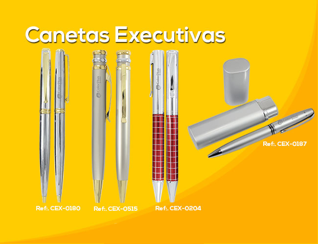   canetas executivas