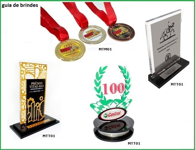   trofus e medalhas