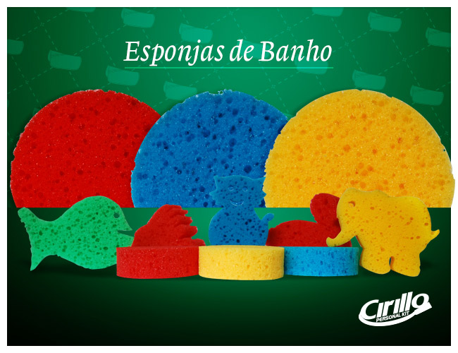 12 - ESPONJAS DE BANHO PERSONALIZADAS