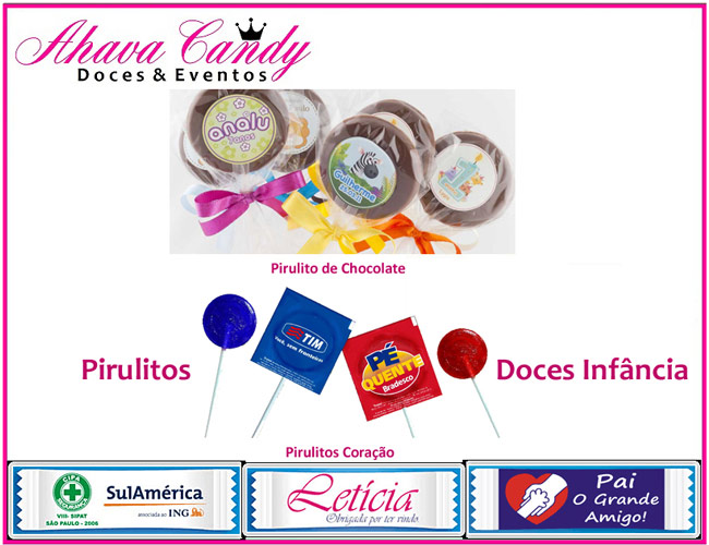 11 - PIRULITOS PERSONALIZADOS - PIRULITOS PARA EVENTOS E FESTAS 