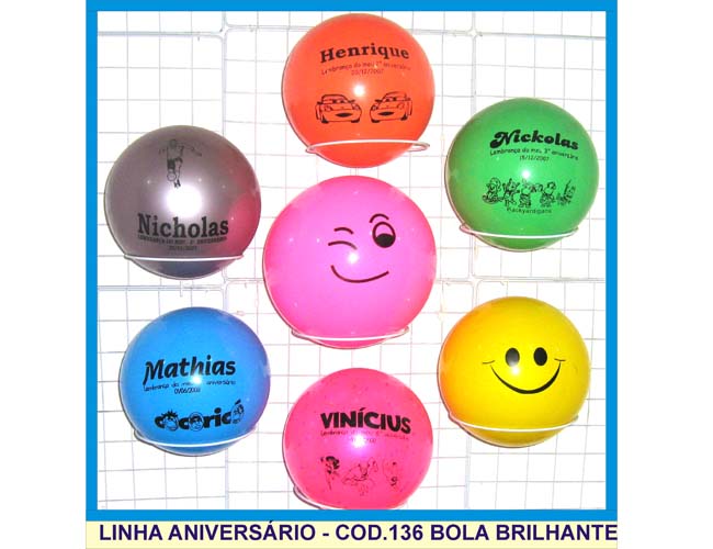 01 - BOLAS PARA LEMBRANCINHAS DE ANIVERSRIO INFANTIL - BRINDES INFANTIS