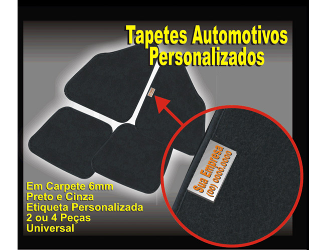   carpete para carro personalizado  tapetes para carros