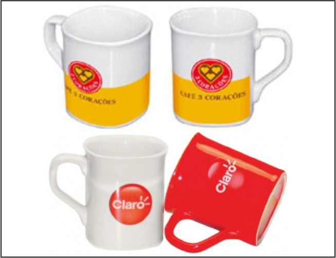 02 - CANECAS DE PORCELANA - QUADRADA ou SQUARE