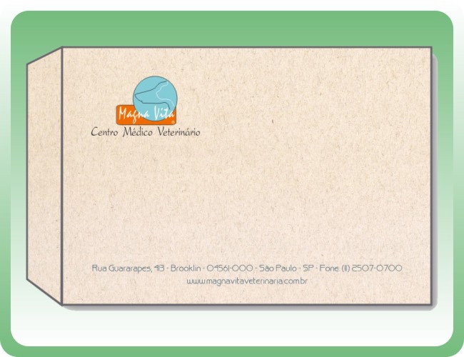   envelope em papel reciclado