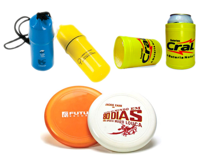 12 - BRINDES PARA PRAIA - FRISBEE - MARINER - PORTA LATA