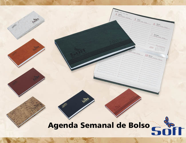   agenda semanal de bolso