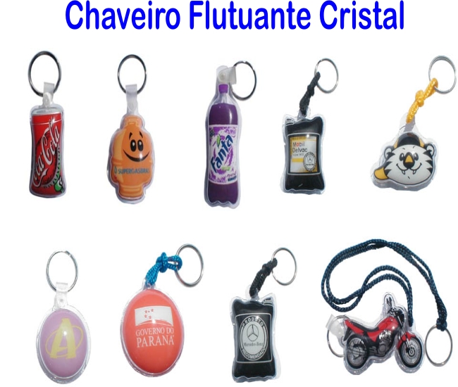 07 - CHAVEIROS FLUTUANTES CRISTAL