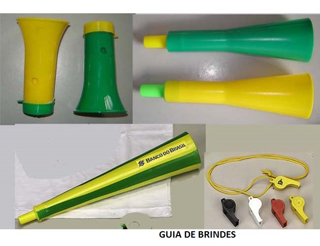 02 - APITO E CORNETAS - VUVUZELAS - BRINDES DE FOLIA - BRINDES PARA CARNAVAL 