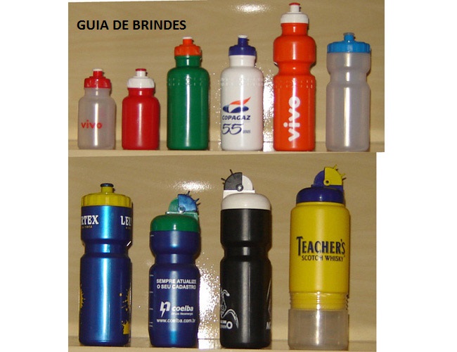 13 - SQUEEZE DE PLSTICO - PORTA GUA - SQUEEZE PARA ACADEMIAS - SQUEEZE PRA CAMINHADAS 