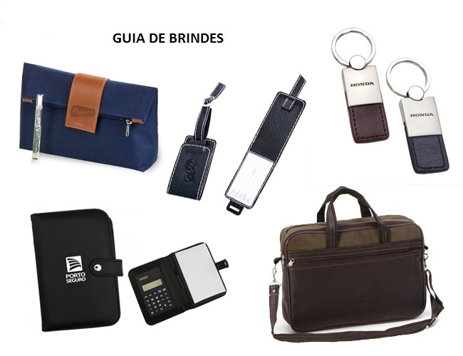 04 - LINHA COURO - IDENTIFICADOR DE BAGAGEM - NECESSAIRE - BLOCO DE ANOTAES - PASTA EXECUTIVA