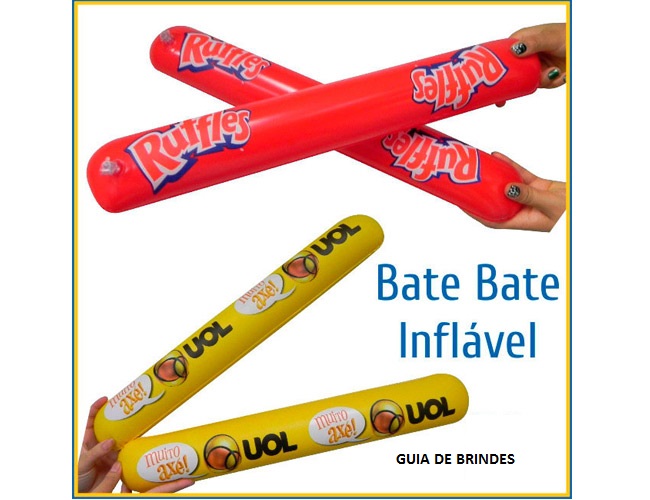 04 - BASTO INFLVEL - BASTES DE TORCIDA - BATE BATE - BATE BATE BRINDE - BATE BATE COTONETE - BATECO