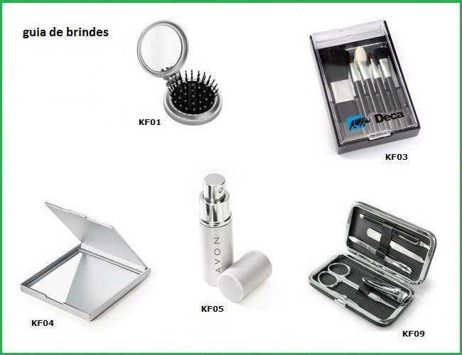   kits femininos  espelhos  manicure  maquiagem  linha feminina