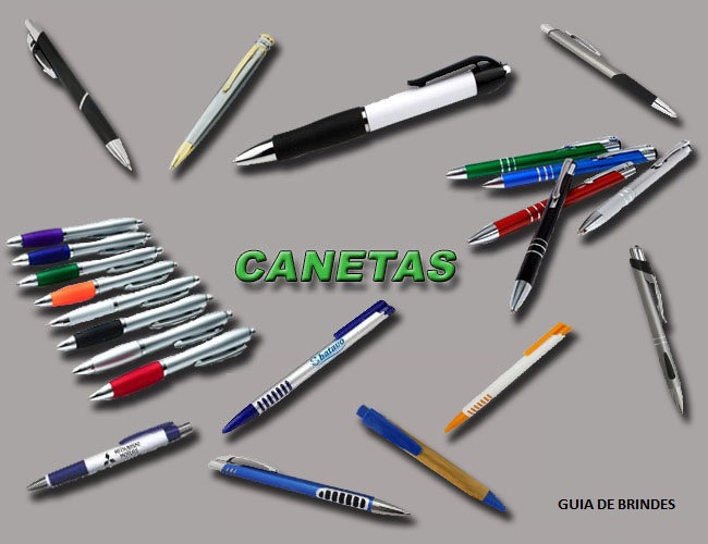 09 - CANETAS PLSTICAS - CANETAS METLICAS - CANETAS MARCA TEXTO - CANETAS RECICLADAS 