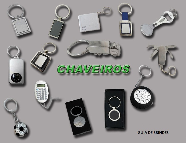 08 - CHAVEIROS LANTERNAS - CHAVEIROS TRENA - CHAVEIROS EM METAL - CHAVEIROS ABRIDOR DE GARRAFAS 