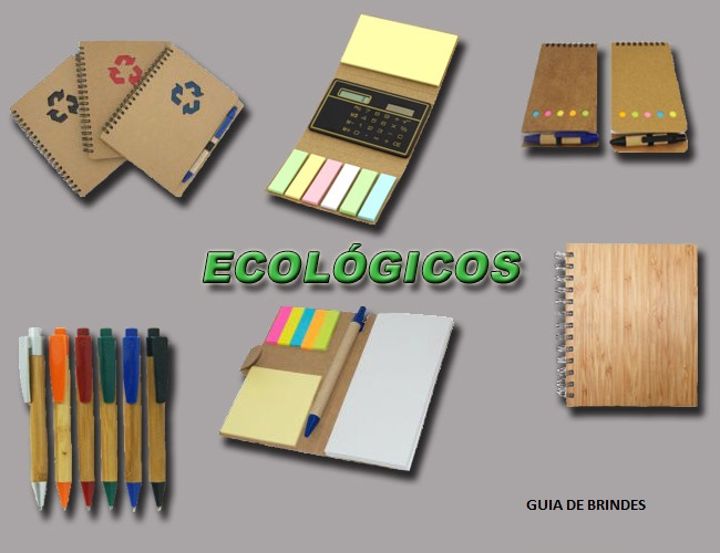 10 - BRINDES ECOLGICOS  - BLOCOS DE ANOTAES - BLOCOS POST-IT - AGENDAS DE PAPEL RECICLADO