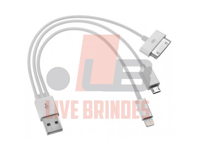 04 - CABO COM ADAPTADOR 3 EM 1 - CABO USB 