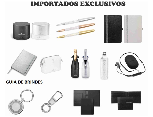 06 - KIT EXECUTIVO - BRINDES IMPORTADOS - MOLESKINE - CAIXAS DE SOM - SUPORTE VINHO NEOPRENE - PORTA BLOCOS