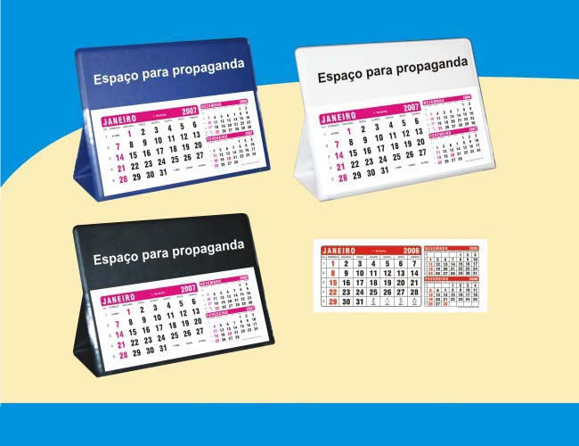 05 - CALENDRIOS DE MESA EM PVC